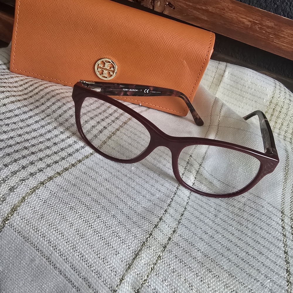 Tory Burch Maroon Glasses